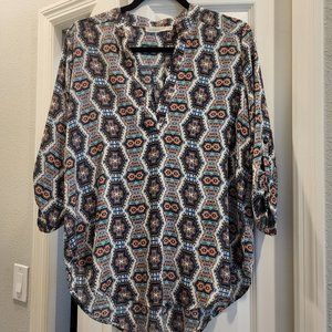 Lush Paisley blouse